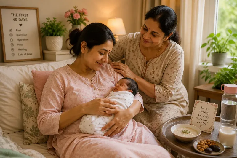 The first 40 days — mother and newborn care
